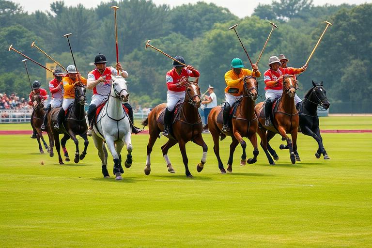 Polo / Sport Horse arena with engineered Performance Footing surface