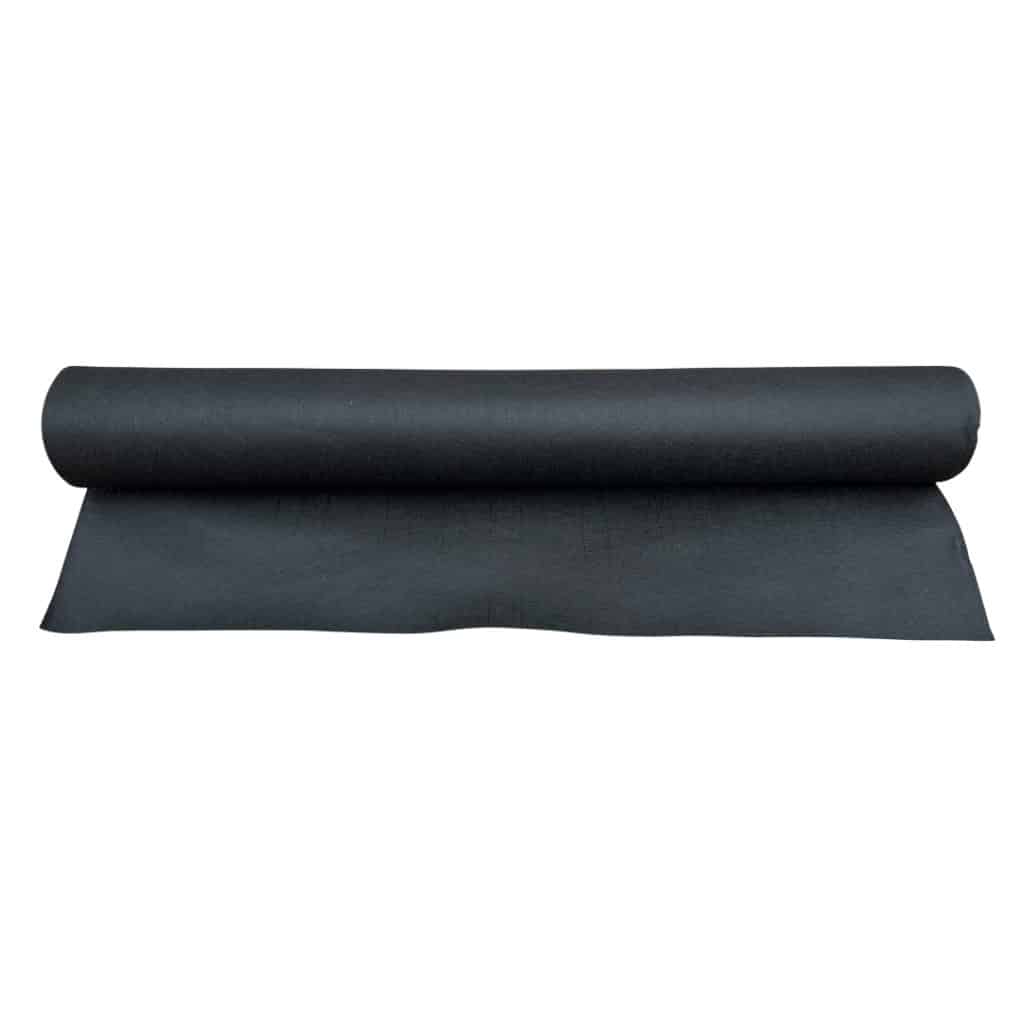 A roll of Geotextile on a white background.