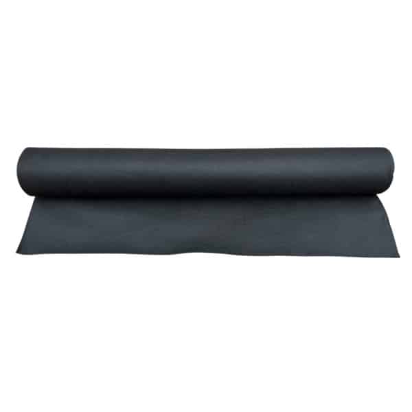 A roll of Geotextile on a white background.