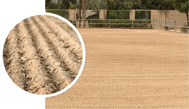 A stunning image capturing the mesmerizing beauty of a sand polo field.