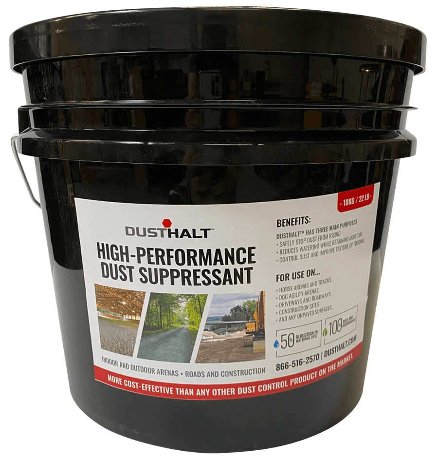 A bucket of high performance dust suppressant ON SALE.