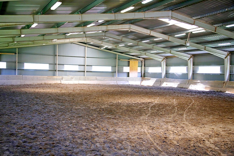 building a horse arena on a budget