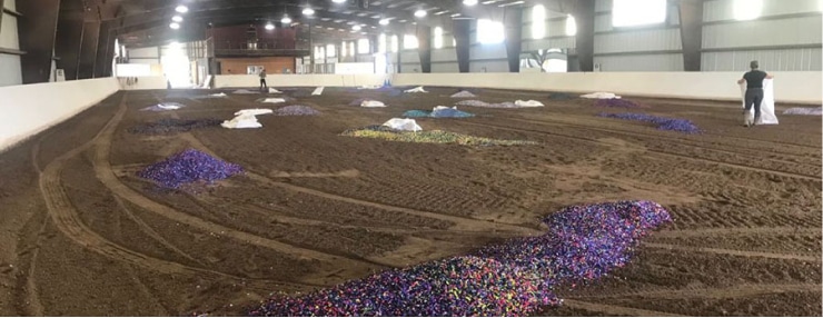 3. Confidence for Horses & Riders (2) Rubber Mulch vs Foam Footing