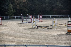 outdoor riding arena footing