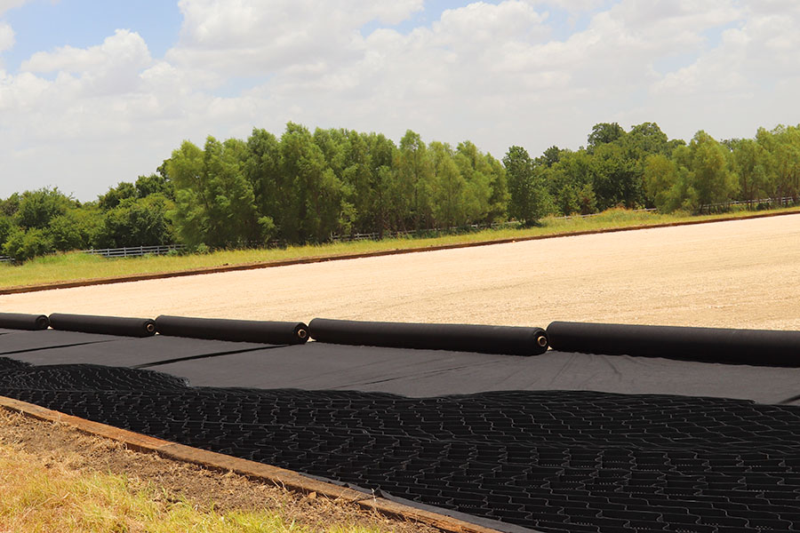Applying Geotextile in Arenas and Paddocks