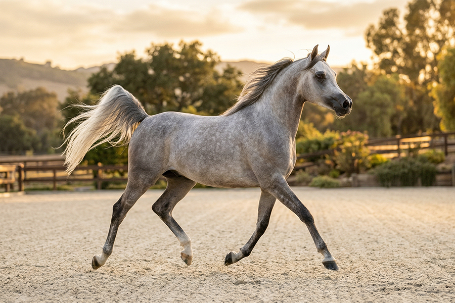 Arabian horse footing