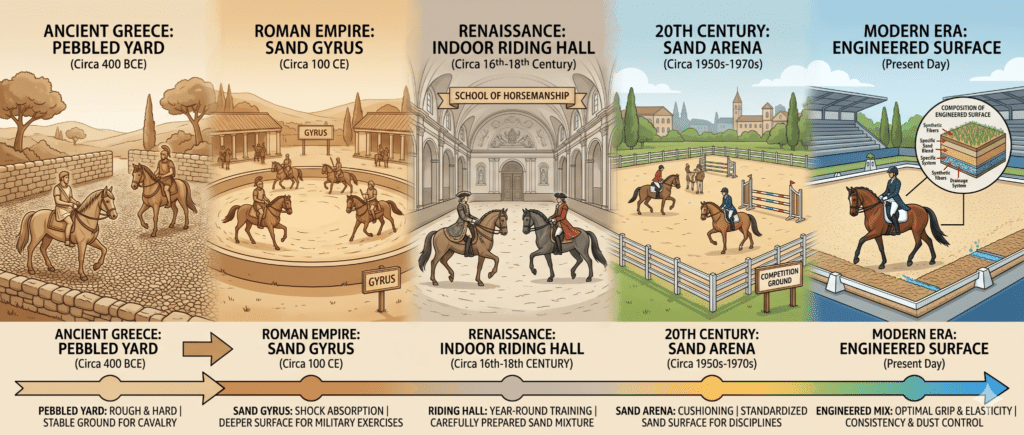 arena footing history